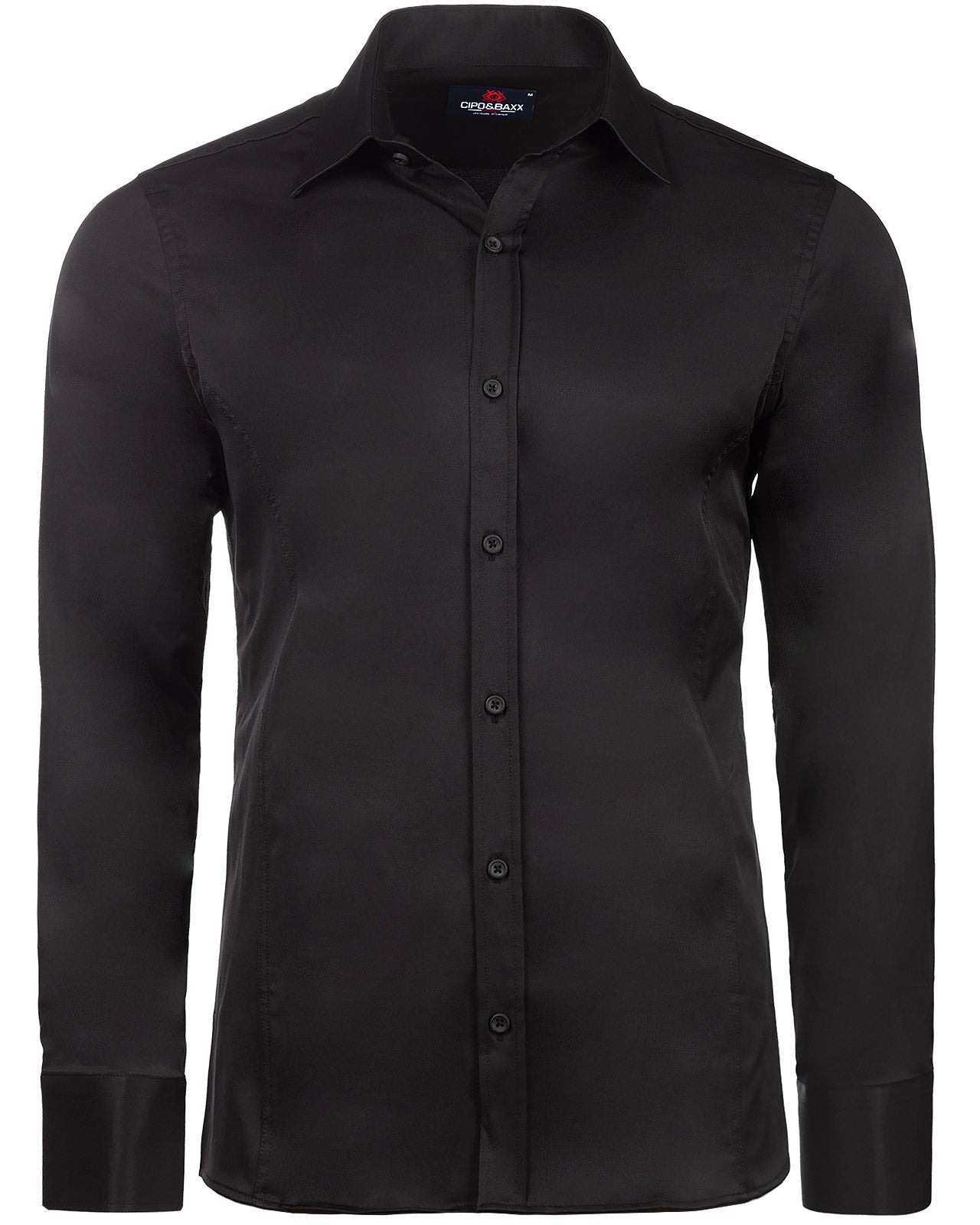 Hemden - Black - Regular Fit - Langarm