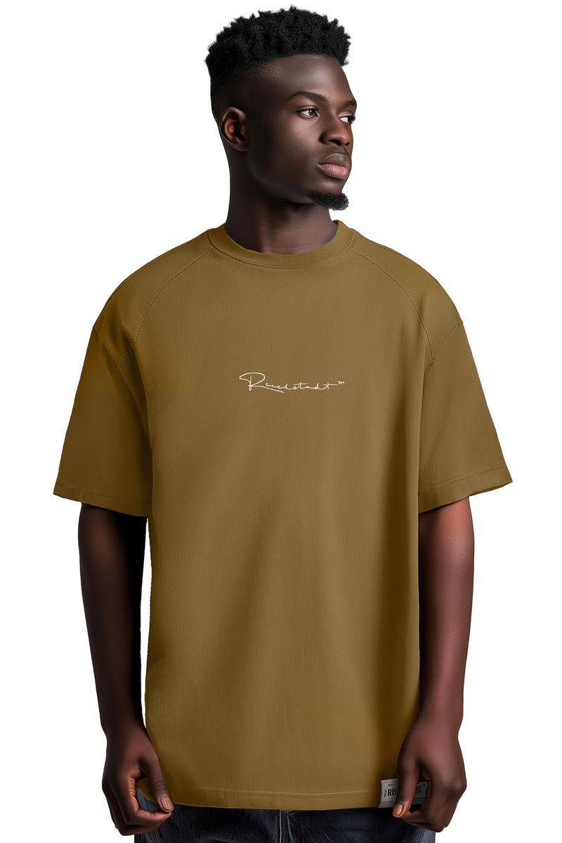 Herren Oversized T-Shirt in Khaki – Reichstadt