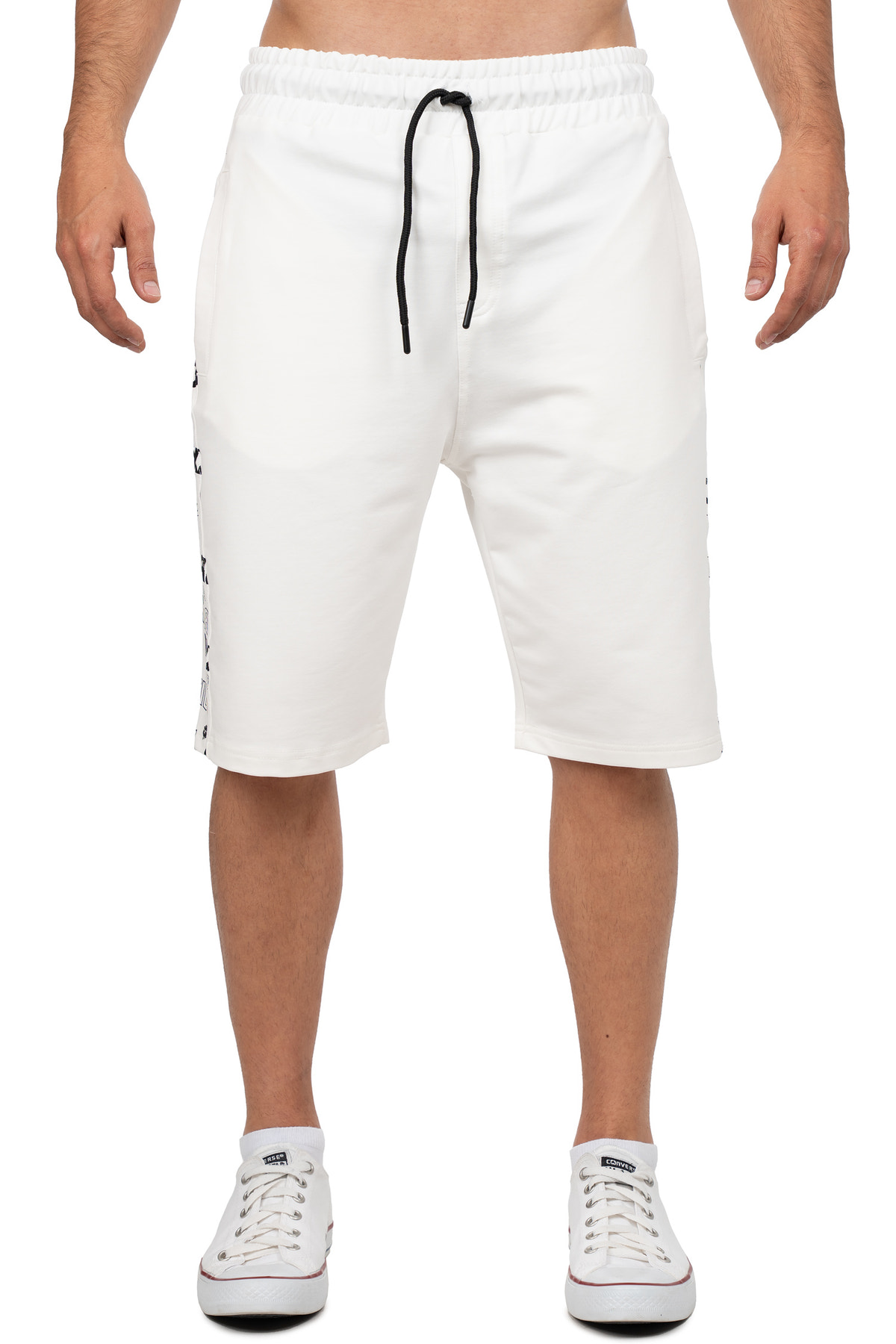 Herren Regular Fit Shorts Mid Waist in Ecru – Cipo & Baxx