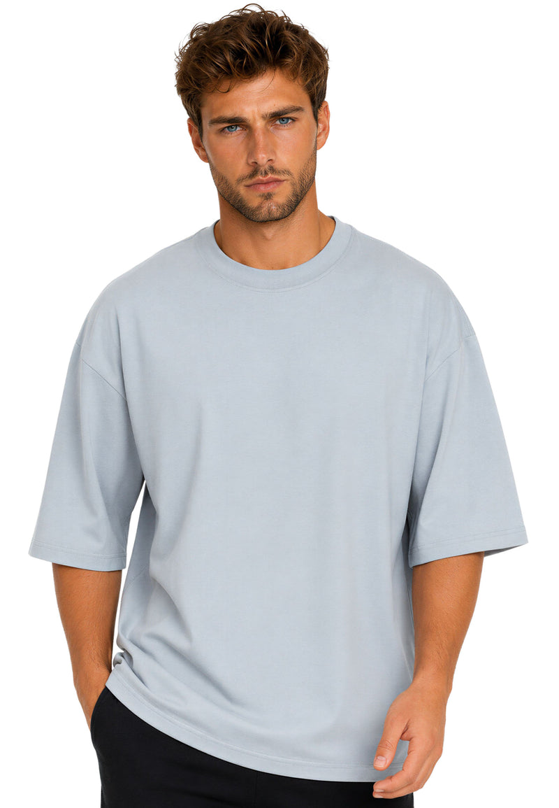 Herren Oversized T-Shirt 25RS070 - Light Blue
