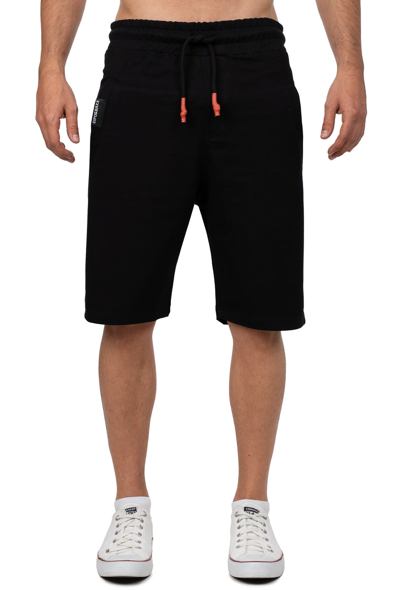 Herren Regular Fit Shorts Mid Waist in Black – Cipo & Baxx