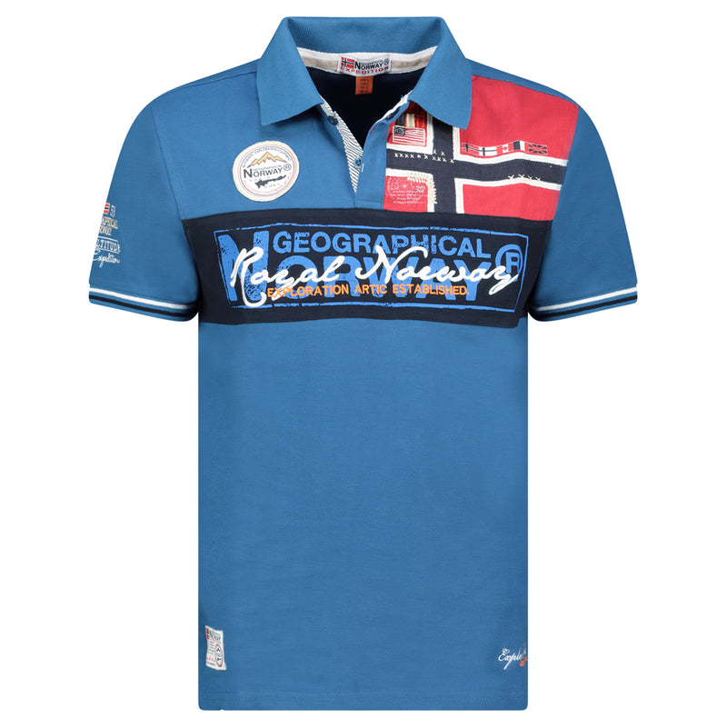 Herren Regular Fit T-Shirt kidney men in Blue – Geographical Norway