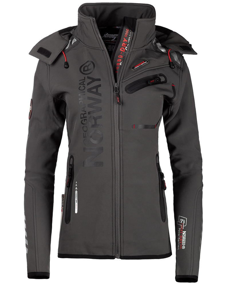 Damen Regular Fit Allwetterjacke reine lady in Dark-Grey ASSORT – Geographical Norway