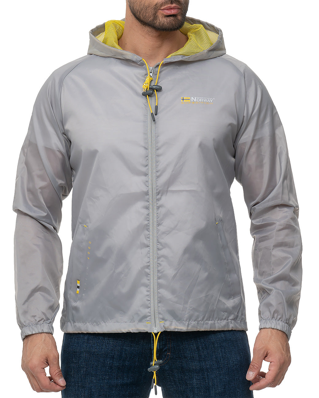 Herren Regular Fit Jacke boat men in Light Grey – Geographical Norway