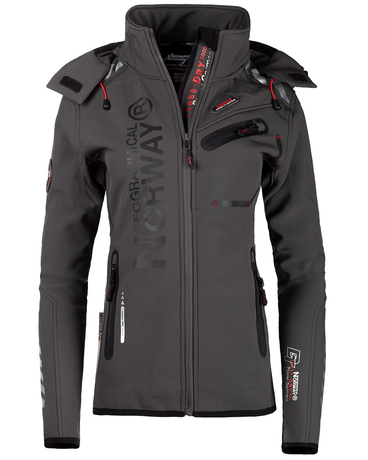 Damen Regular Fit Allwetterjacke reine lady in Dark-Grey ASSORT – Geographical Norway