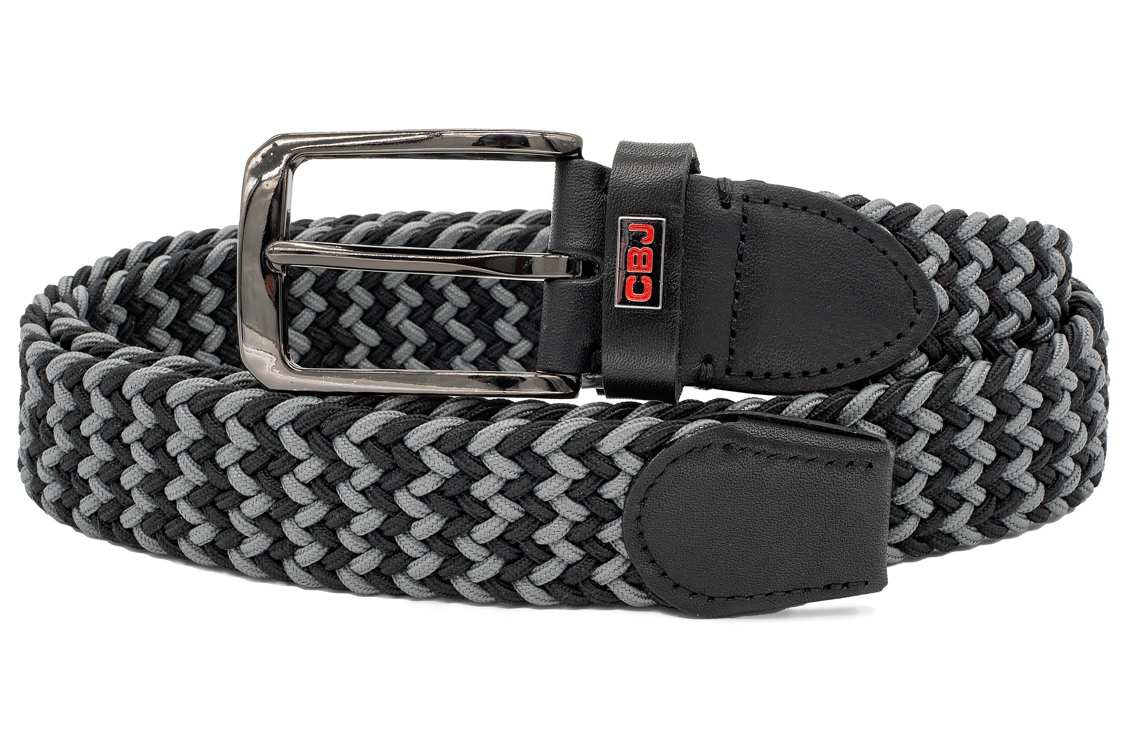 Herren Stoffgürtel CG188 - Black-Grey
