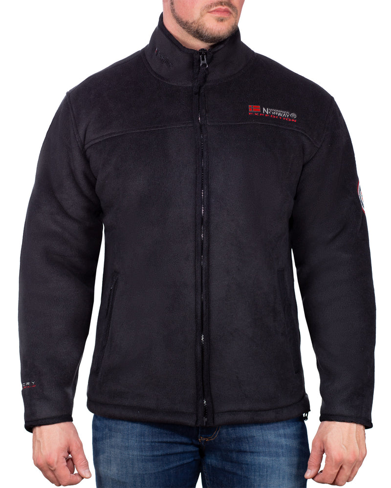 Herren Regular Fit Jacke usine in Black – Geographical Norway