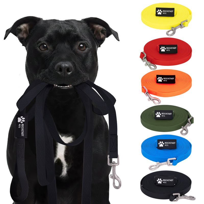 RS Pets Hundeleine Texturierte PVC in Black – Reichstadt