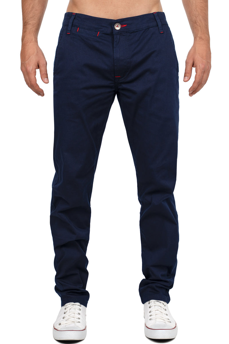 Herren Regular Fit Hose Mid Waist in Navy – Cipo & Baxx