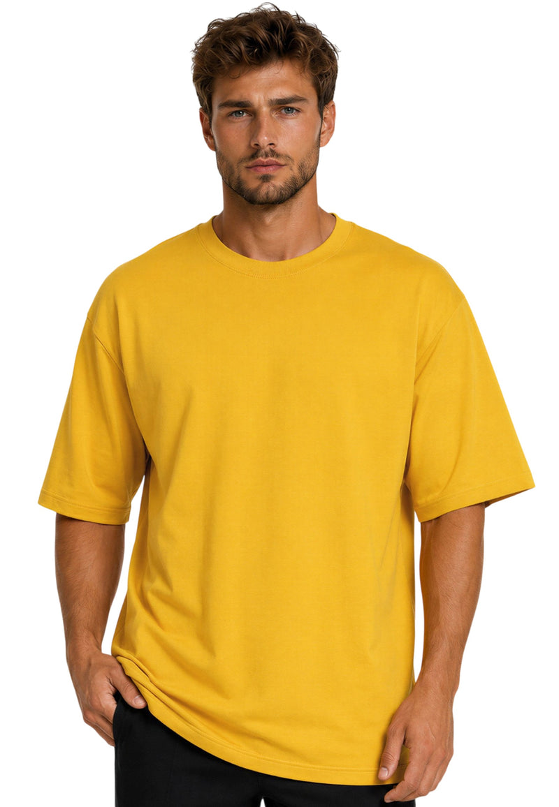 Herren Relaxed Fit T-Shirt in Yellow – Reichstadt
