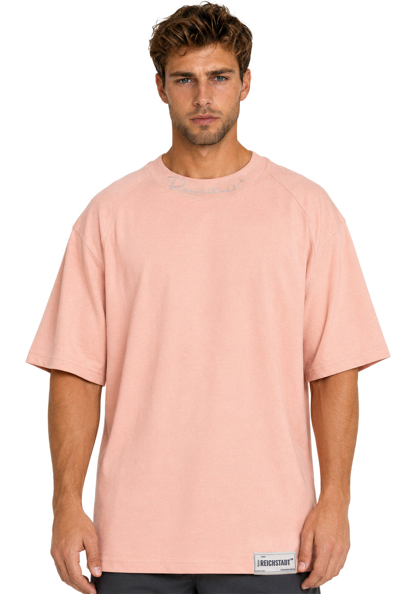 Herren Relaxed Fit T-Shirt in Old Pink – Reichstadt