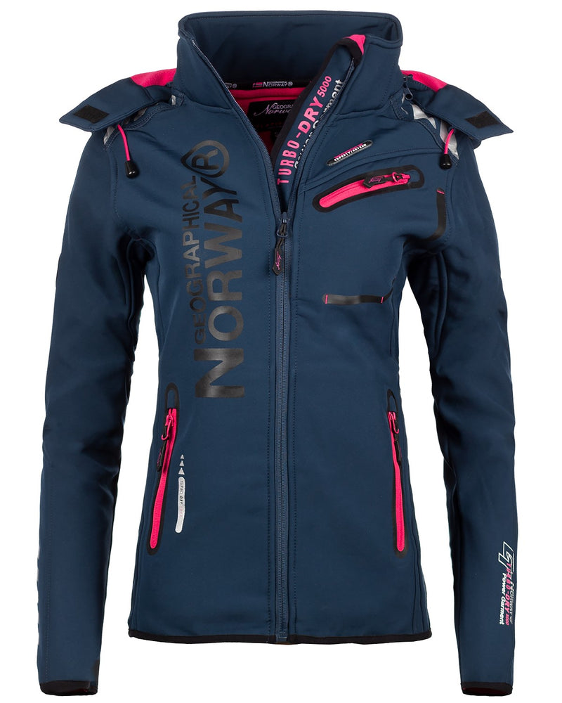 Damen Regular Fit Allwetterjacke reine lady in Navy – Geographical Norway