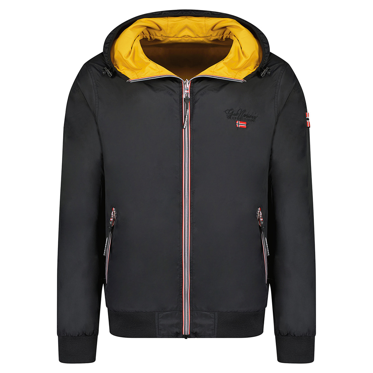 Herren Regular Fit Jacke Wendbar arrivial men in Black – Geographical Norway