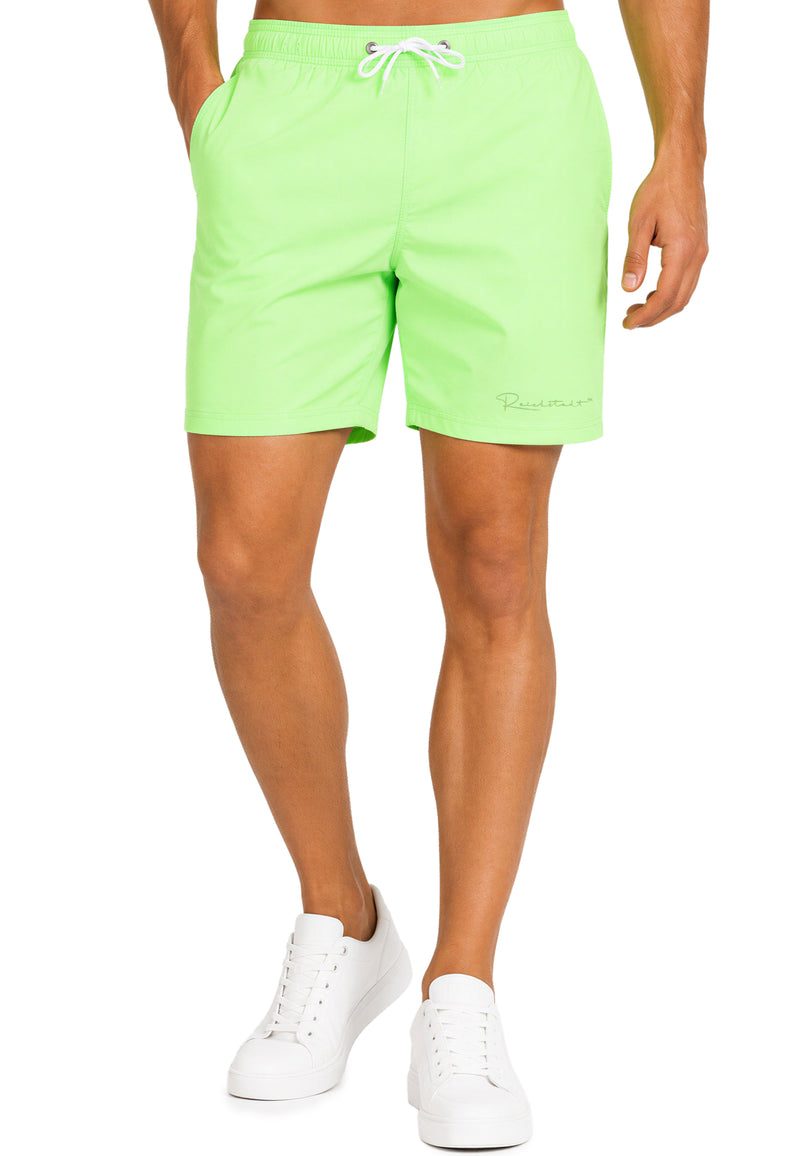 Herren Regular Fit Shorts Mid Waist in Green – Reichstadt
