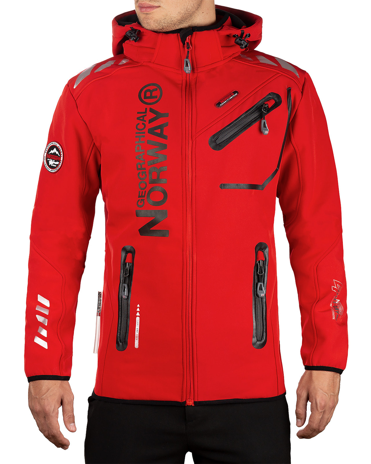 Herren Regular Fit Softshelljacke royaute men in ASSORT Red – Geographical Norway