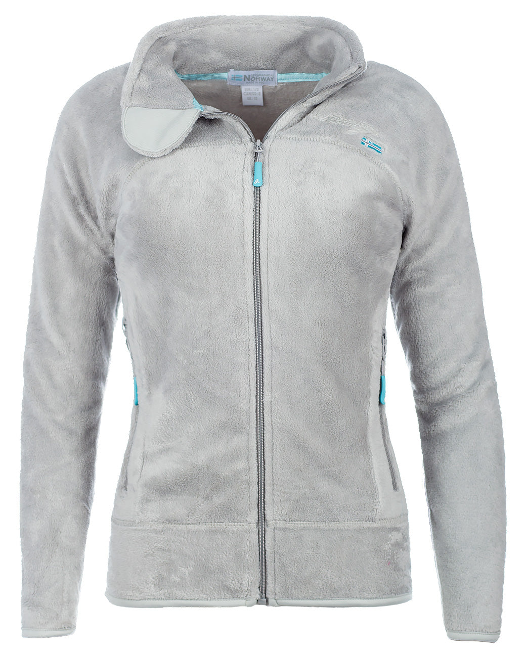 Damen Regular Fit Jacke upaline - Light Grey