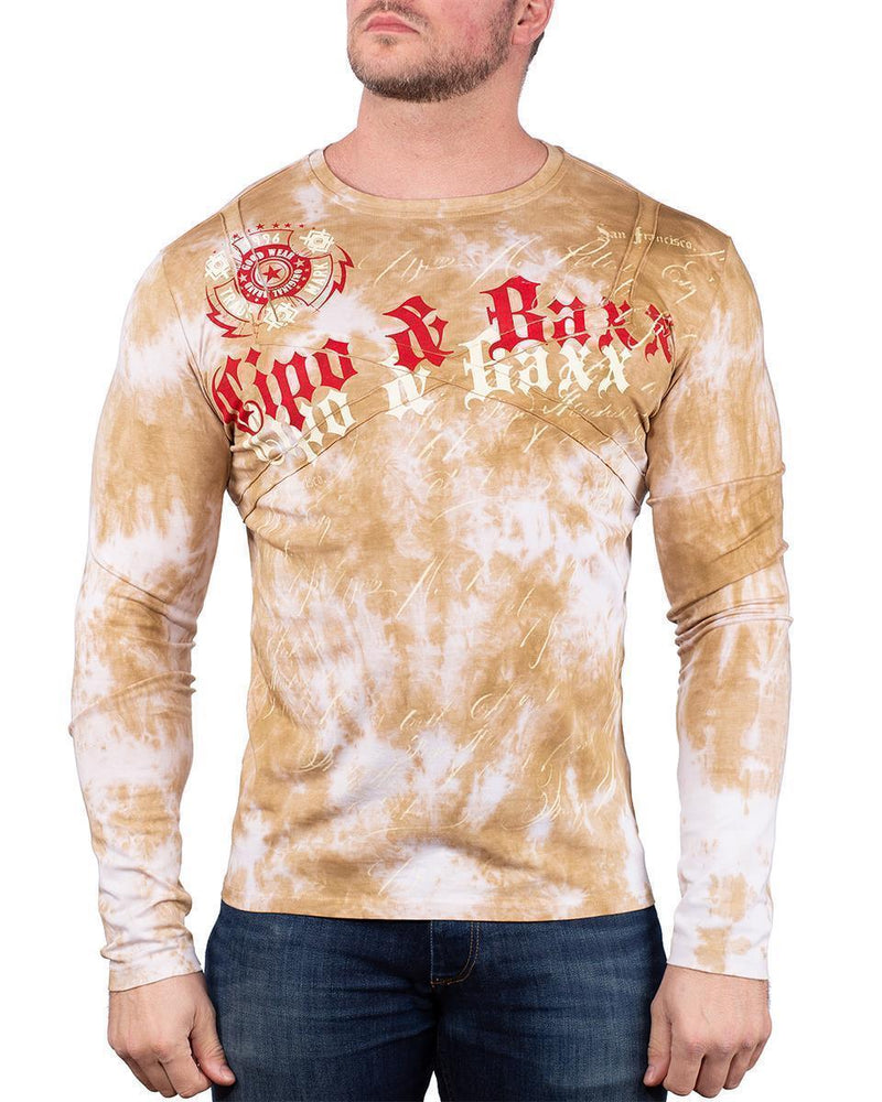 Herren Regular Fit Longsleeve in Yellow – Cipo & Baxx
