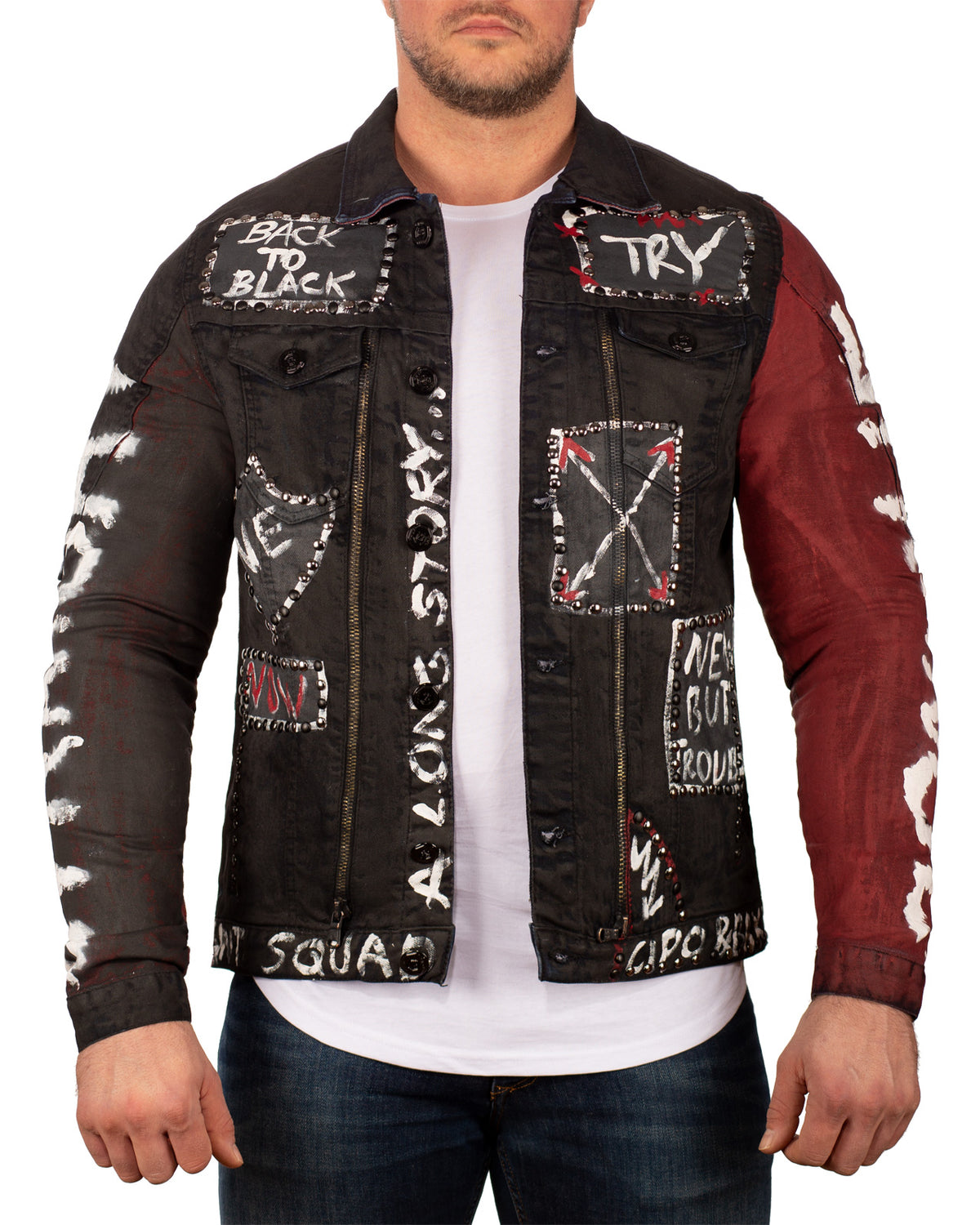 Herren Regular Fit Jacke in Black – Cipo & Baxx