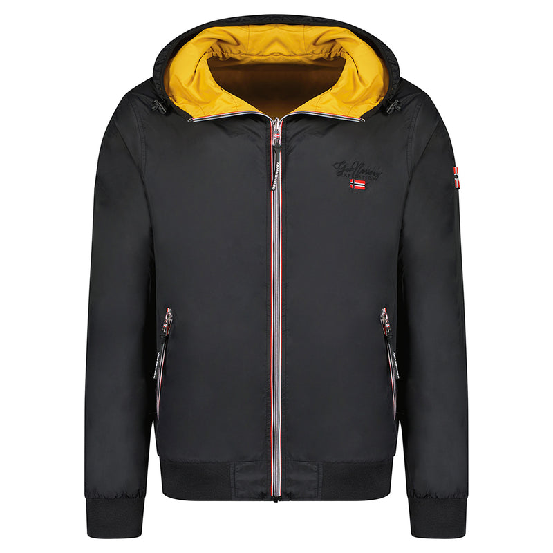 Herren Regular Fit Jacke Wendbar arrivial men in Black – Geographical Norway