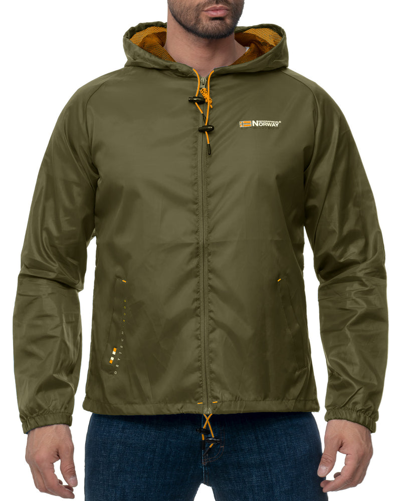 Herren Regular Fit Jacke boat men in Khaki – Geographical Norway