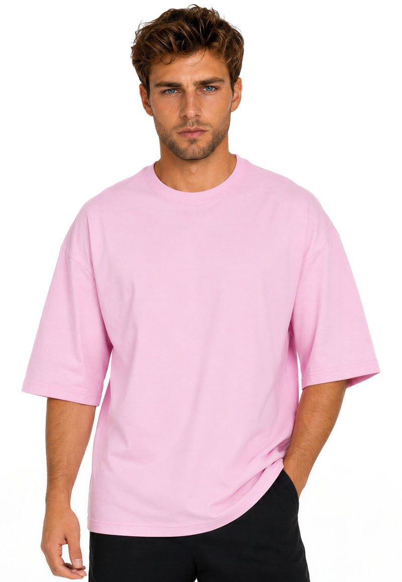 Herren Oversized T-Shirt 25RS070 - Pink
