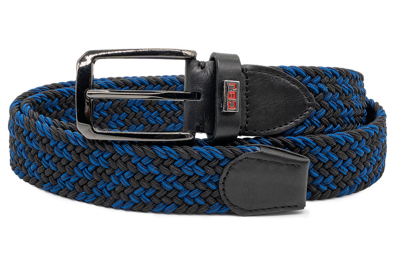 Herren Stoffgürtel CG188 - Black-Blue