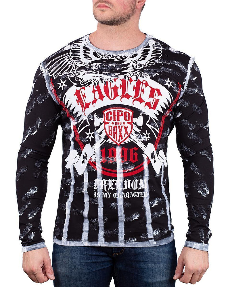 Herren Regular Fit Hemd in Black – Cipo & Baxx