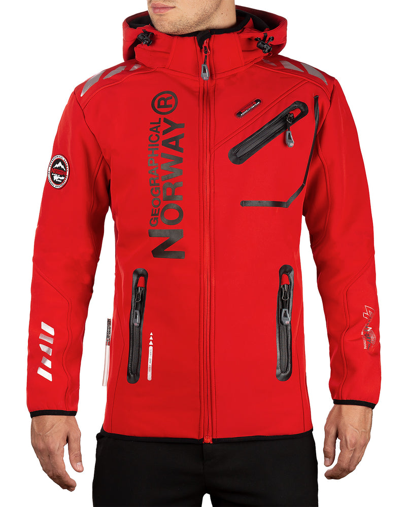 Herren Regular Fit Softshelljacke royaute men in ASSORT Red – Geographical Norway
