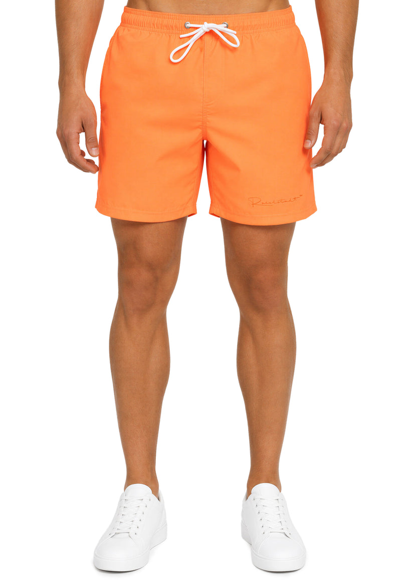 Herren Regular Fit Shorts Mid Waist in Orange – Reichstadt