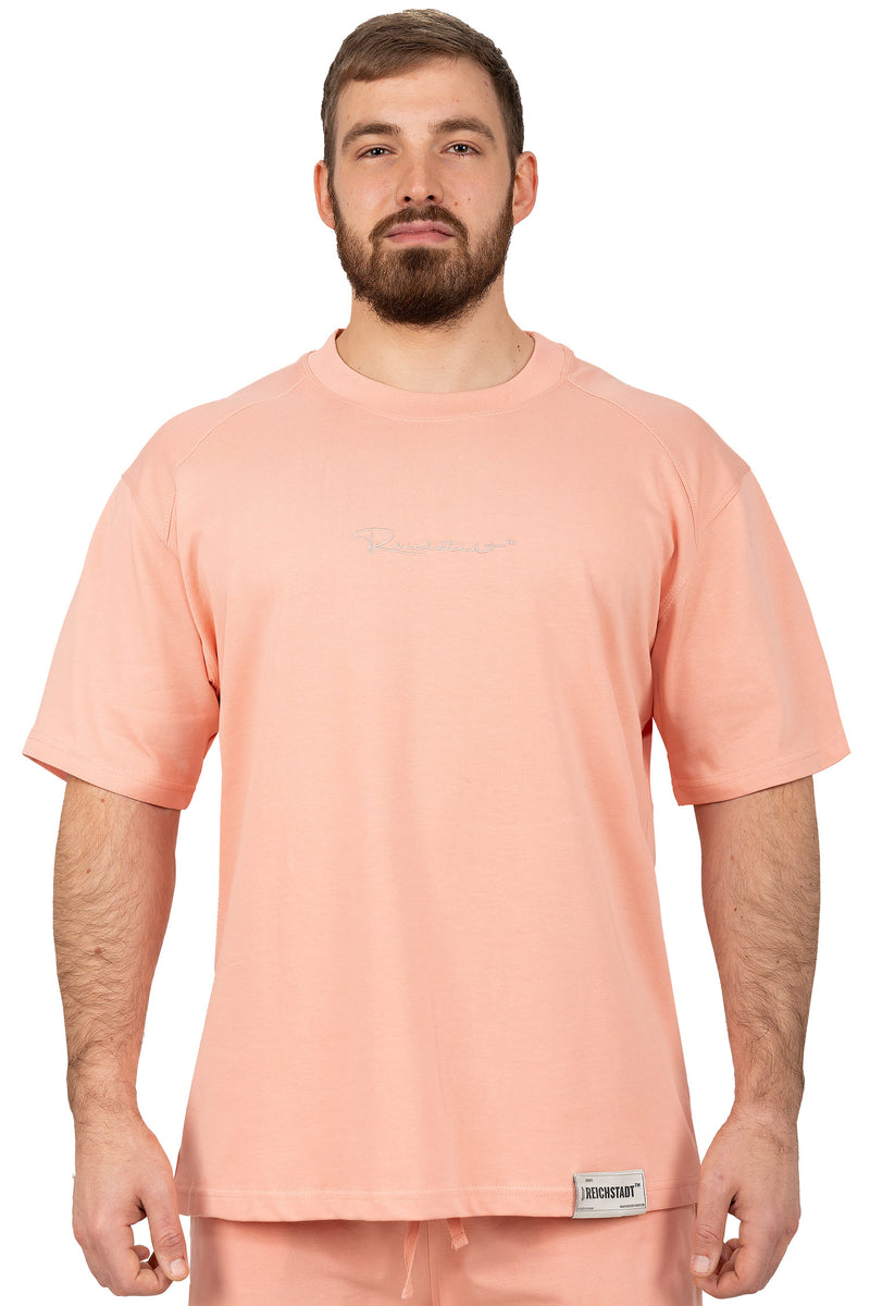 Herren Oversized T-Shirt in Old Pink – Reichstadt