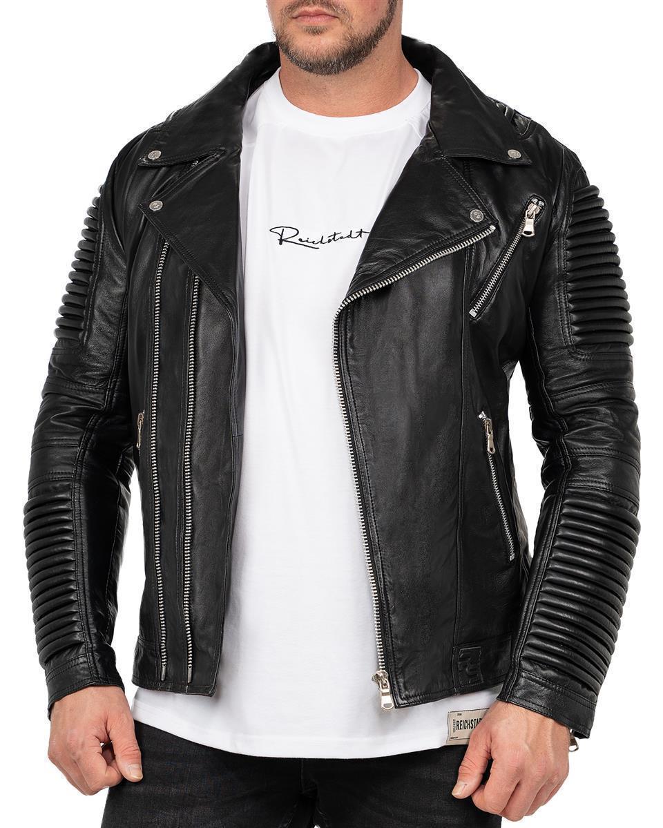 Herren Slim Fit Jacke in Black – Reichstadt
