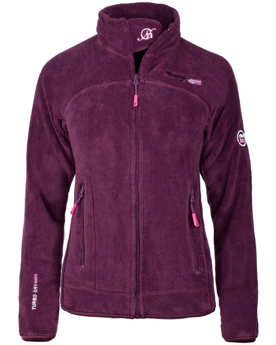 Damen Regular Fit Jacke upaline - Burgundy