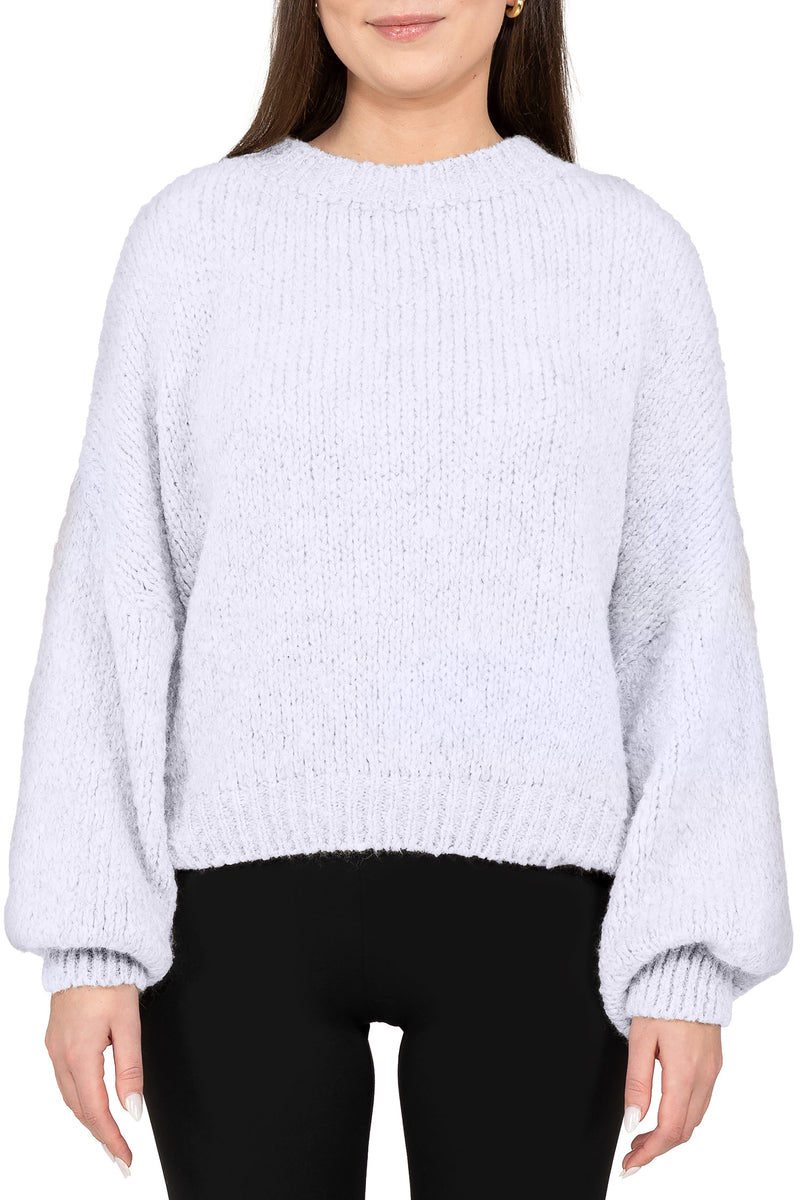 Damen Relaxed Fit Strickpullover in Purple – Reichstadt