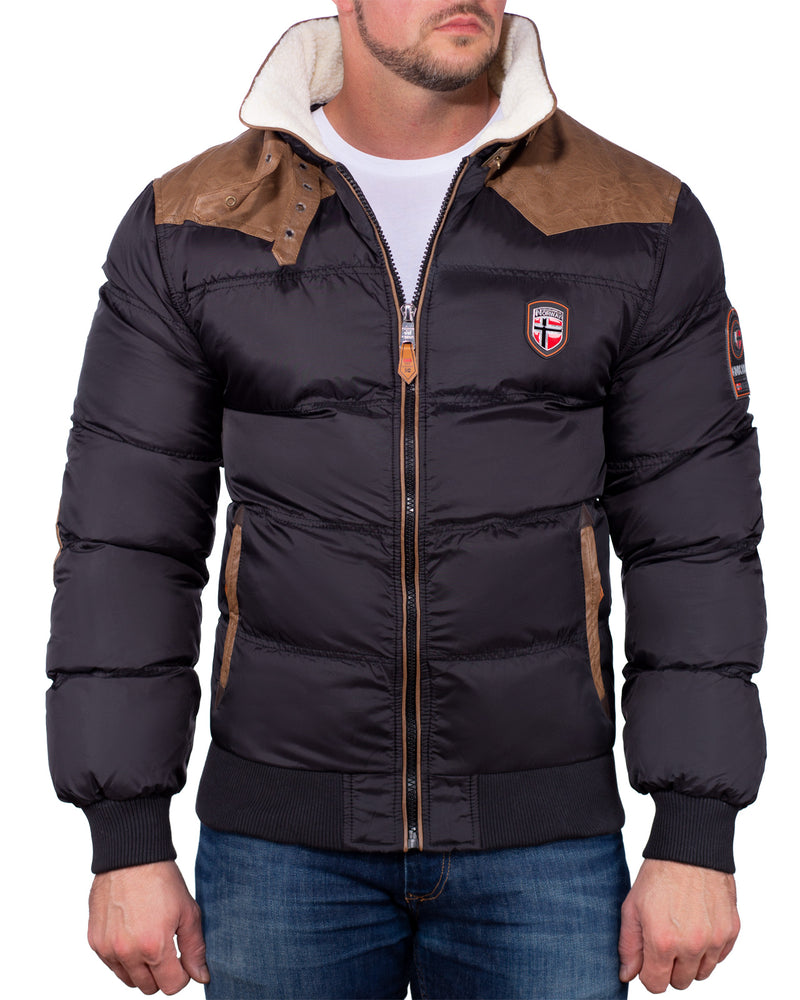 Herren Regular Fit Jacke abramovitch in Black – Geographical Norway