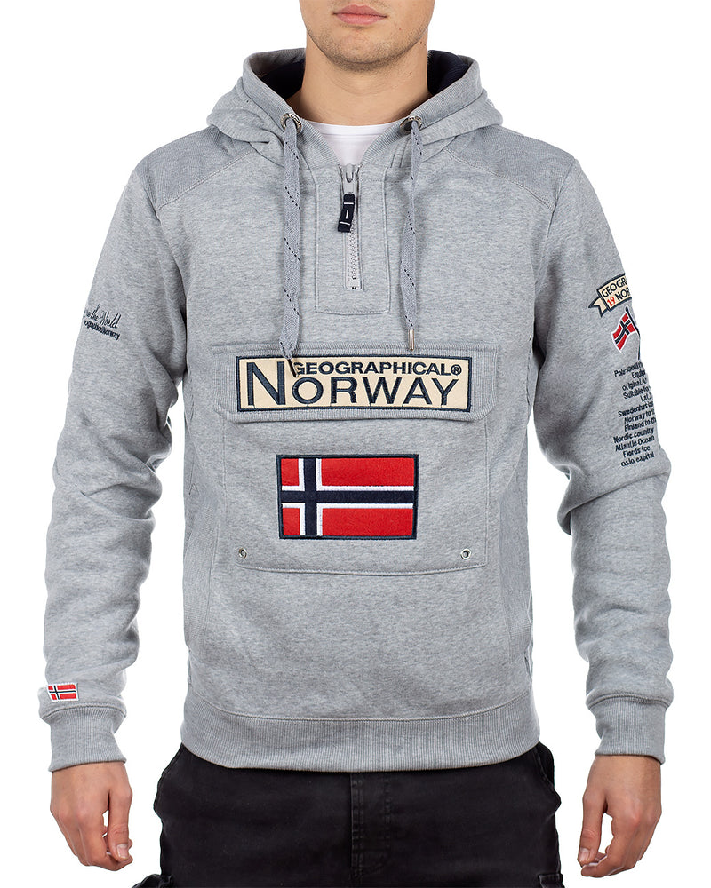 Herren Regular Fit Hoodie gymclass men - Blended Grey