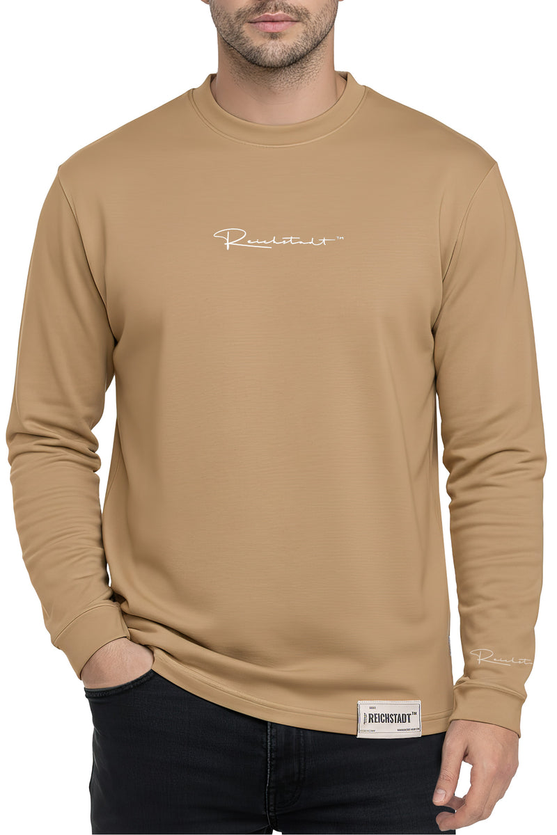 Herren Oversized Langarm Shirt 23RS042 - Warm Brown