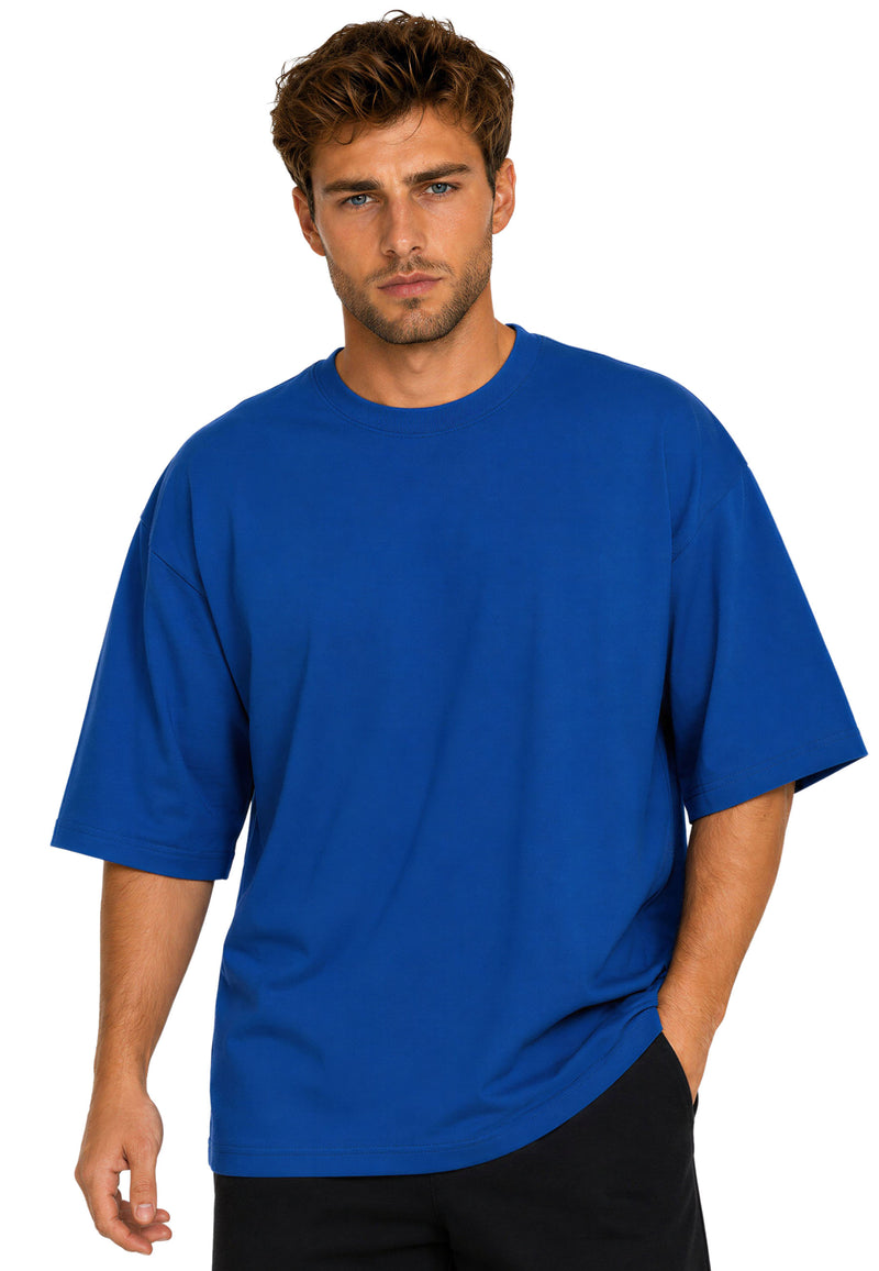 Herren Oversized T-Shirt 25RS070 - Navy Blue