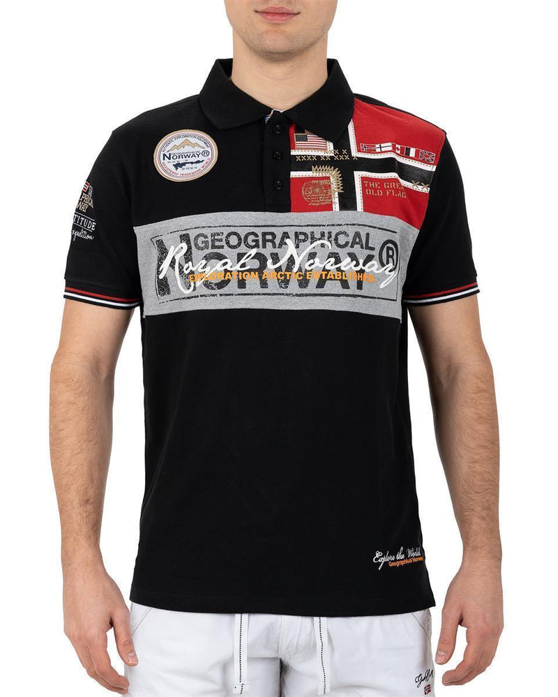 Herren Regular Fit T-Shirt kidney men in Black – Geographical Norway