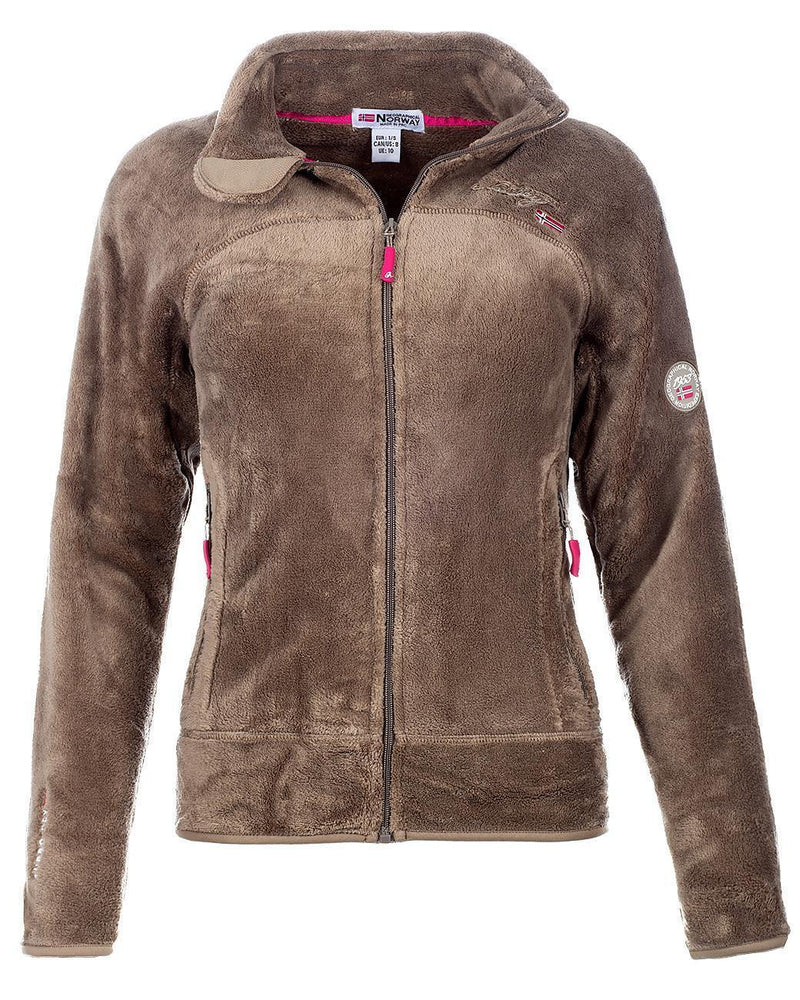 Damen Regular Fit Jacke upaline in Taupe – Geographical Norway