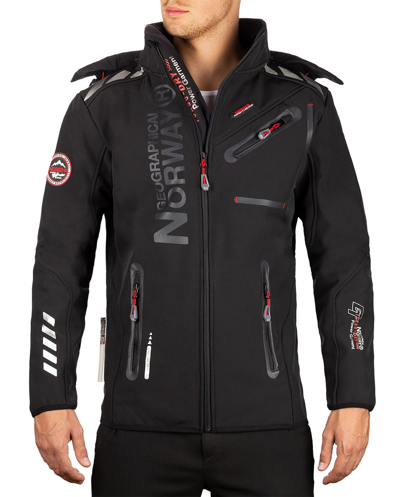 Herren Regular Fit Softshelljacke royaute men - ASSORT Black