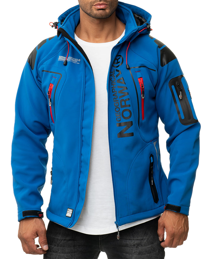 Herren Regular Fit Softshelljacke techno men - Royal Blue