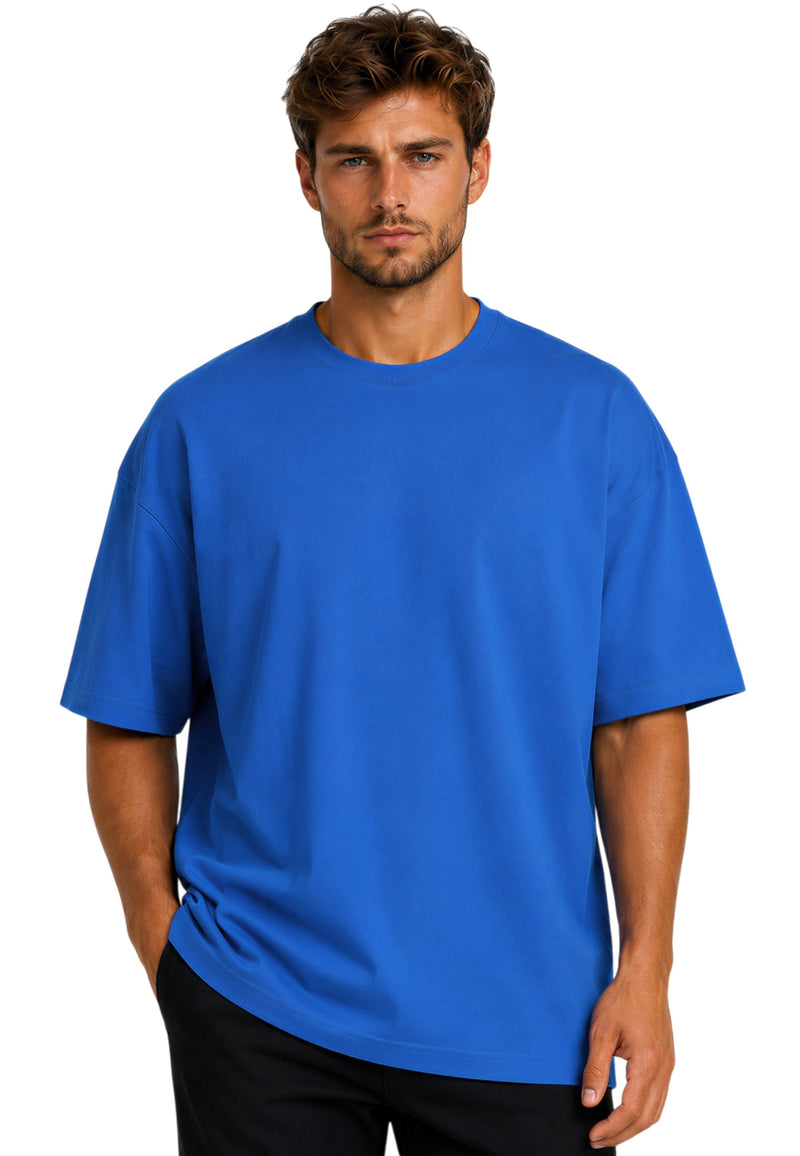Herren Relaxed Fit T-Shirt in Blue – Reichstadt