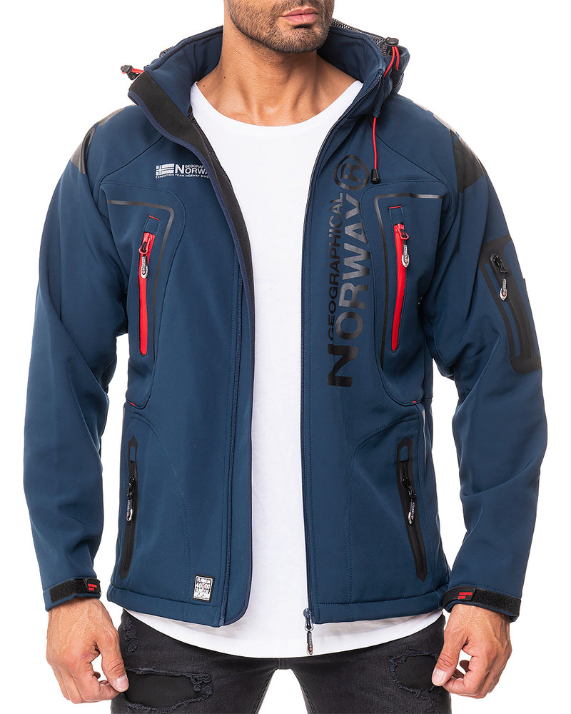 Herren Regular Fit Softshelljacke techno men - Navy