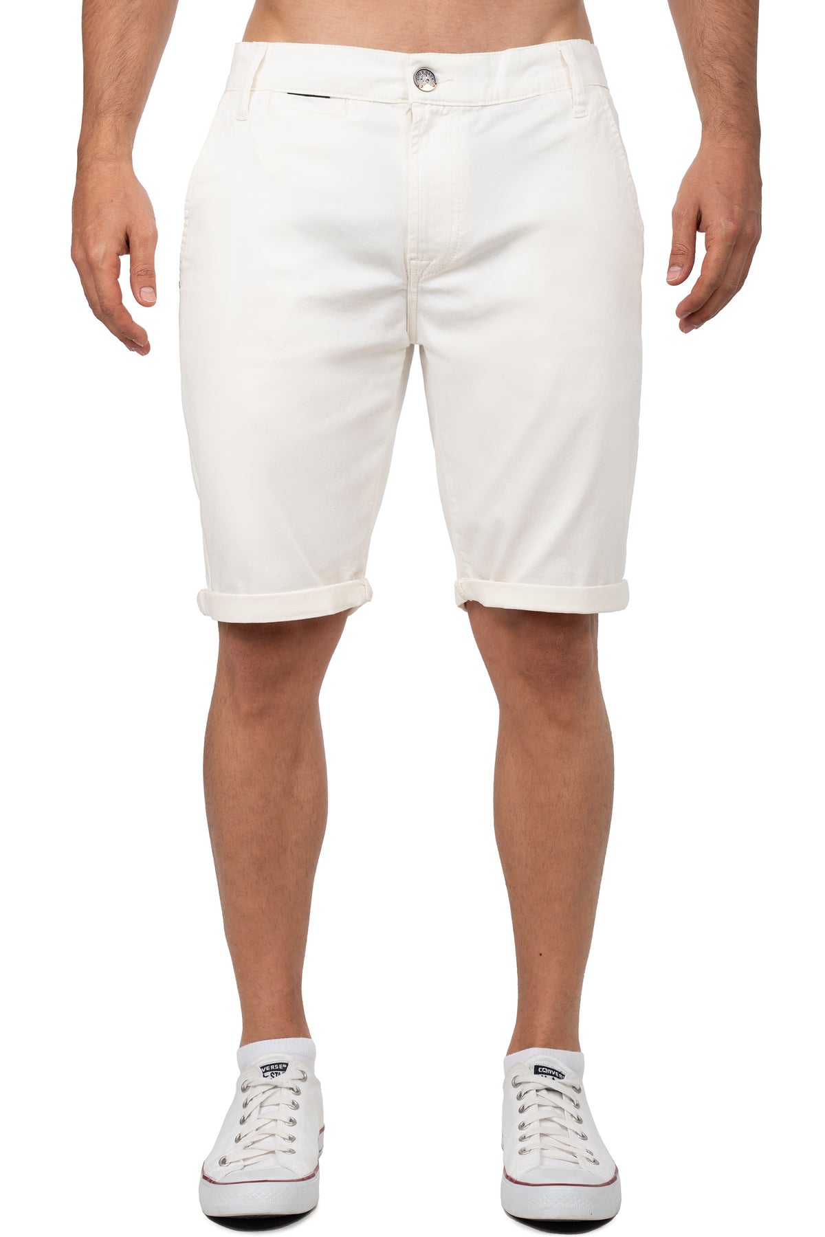 Herren Regular Fit Shorts Logo-Detail CK272 - White