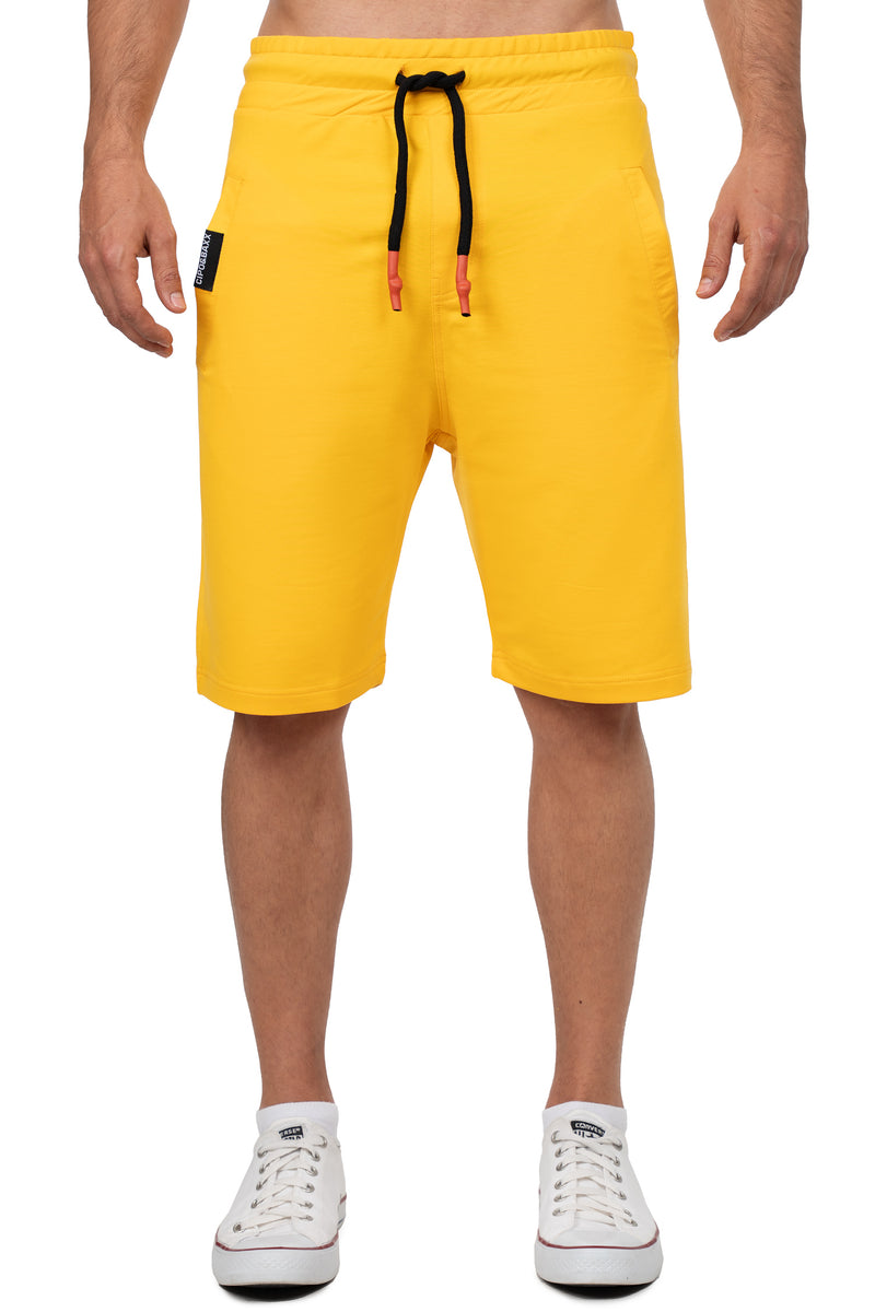 Herren Regular Fit Shorts Mid Waist in Yellow – Cipo & Baxx