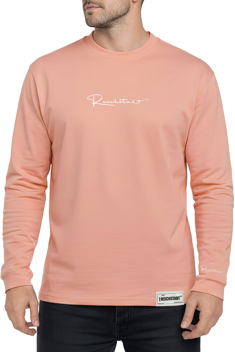 Herren Oversized Langarm Shirt in Old Pink – Reichstadt