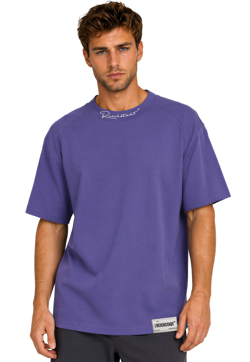 Herren Relaxed Fit T-Shirt in Light Purple – Reichstadt