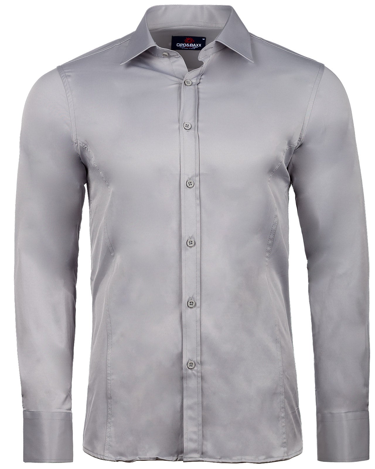 Hemden - Grey - Regular Fit - Langarm