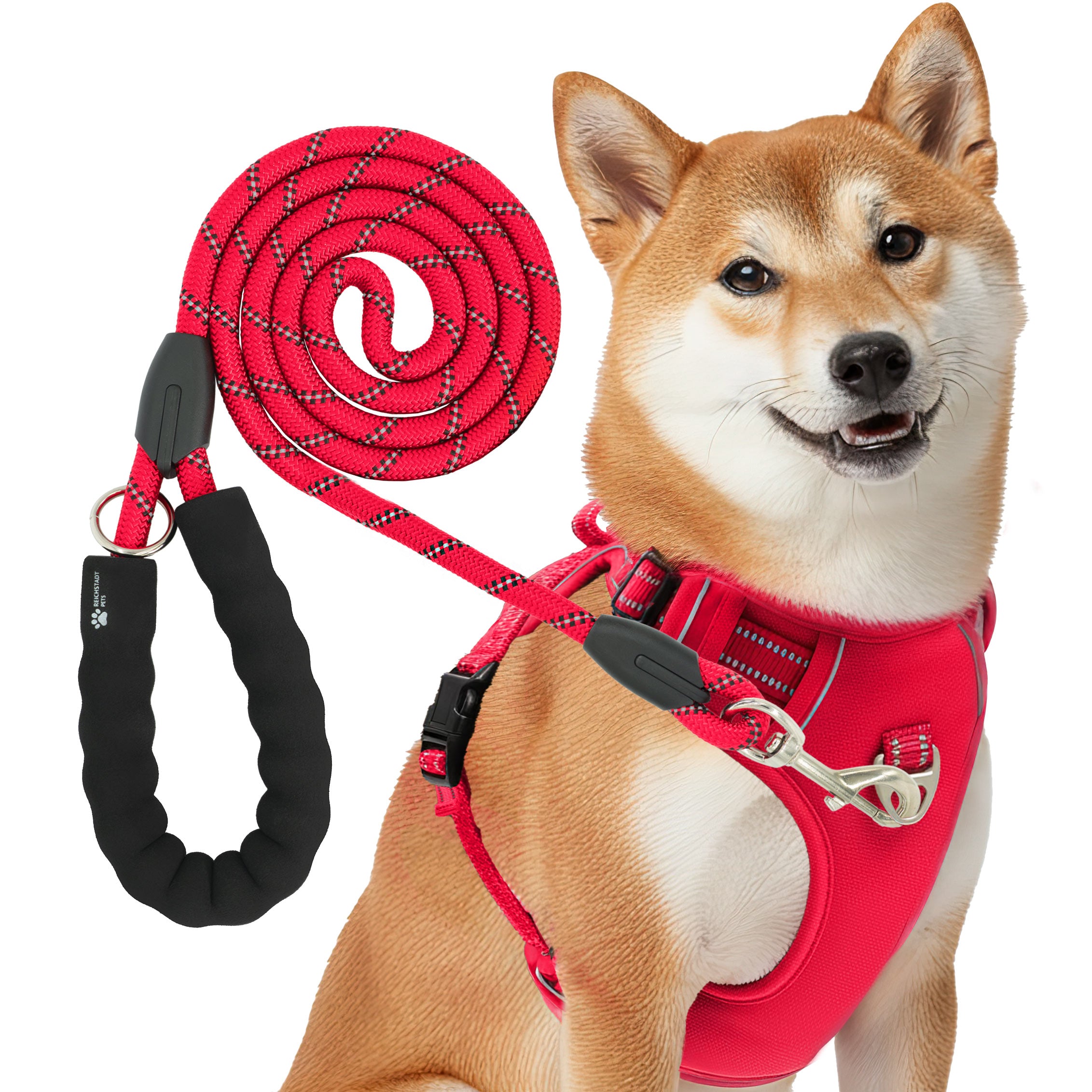 RS Pets Hundegeschirr & Leinen Set in Red – Reichstadt