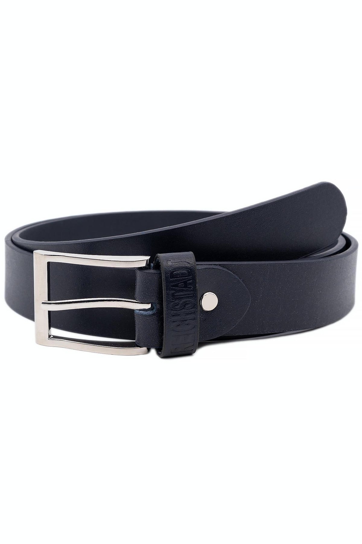 Herren Business Ledergürtel in Navy Blue – Reichstadt